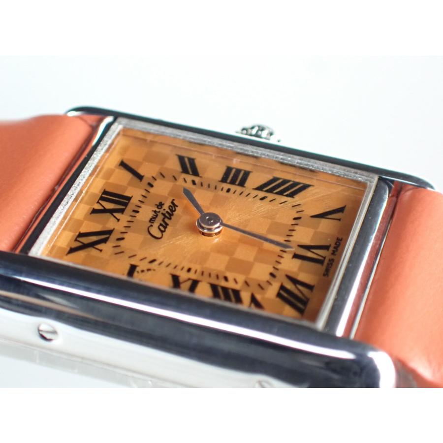 カルティエ マストタンク SM 2003年クリスマス限定モデル オレンジベルト W1017654 新品仕上げ済 | TANK（Cartier） | 01