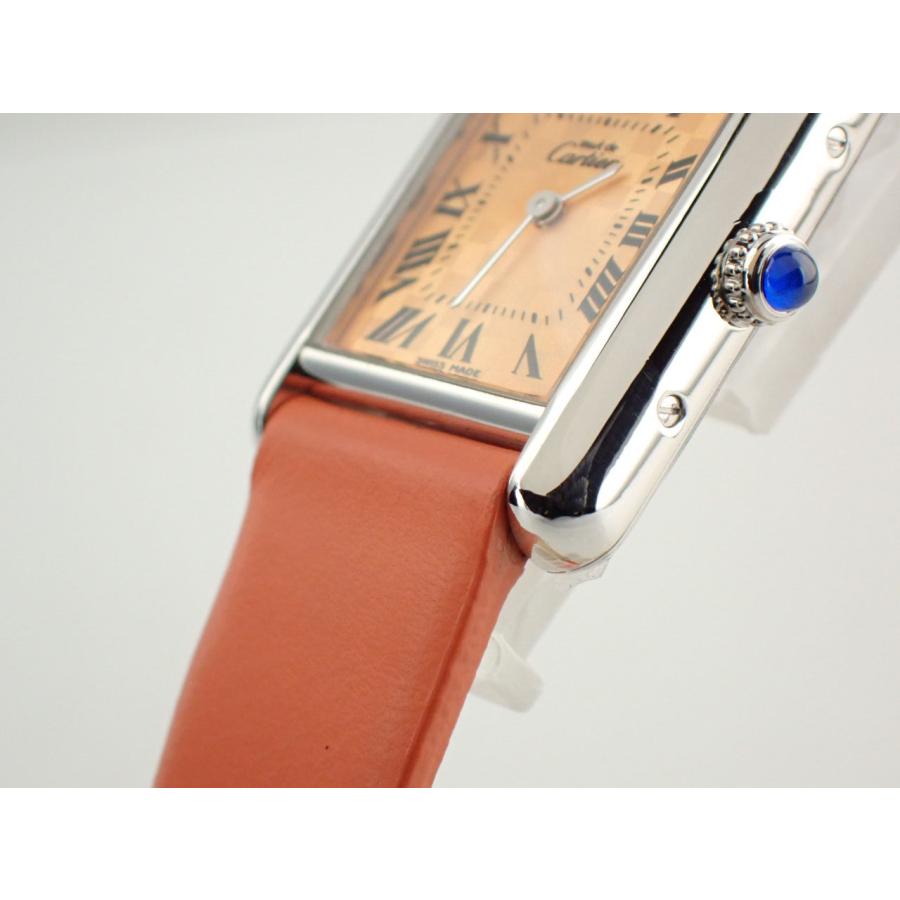 カルティエ マストタンク SM 2003年クリスマス限定モデル オレンジベルト W1017654 新品仕上げ済 | TANK（Cartier） | 03