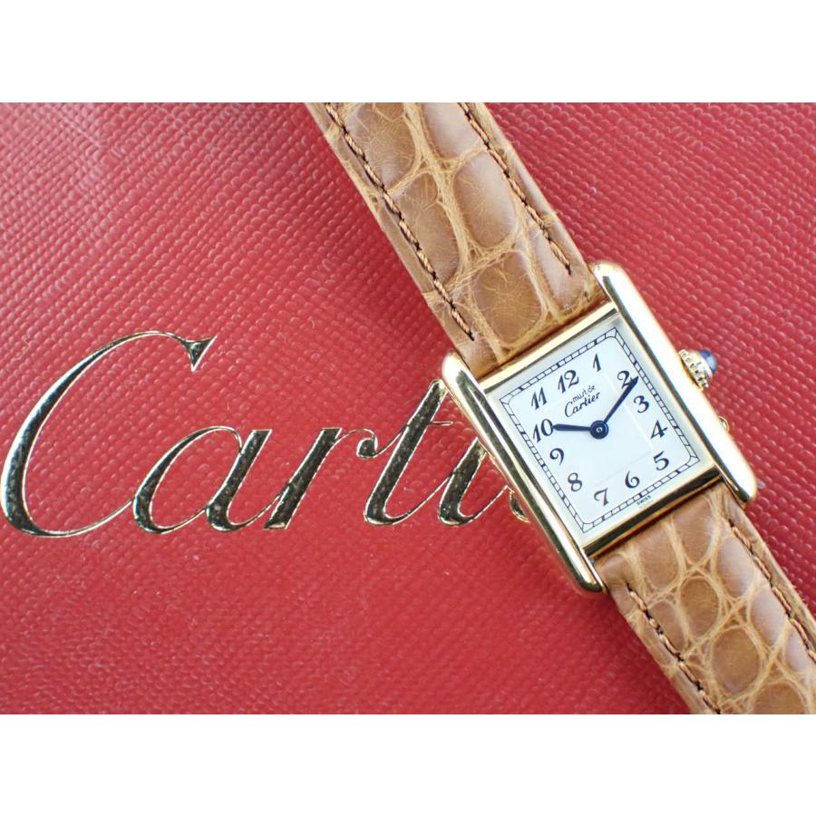 カルティエ マストタンク SM ヴェルメイユ クォーツ レディース W1002954 新品仕上げ済 | TANK（Cartier） | 11