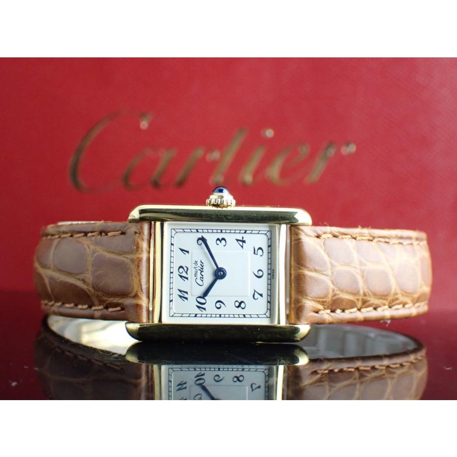 カルティエ マストタンク SM ヴェルメイユ クォーツ レディース W1002954 新品仕上げ済 | TANK（Cartier） | 12