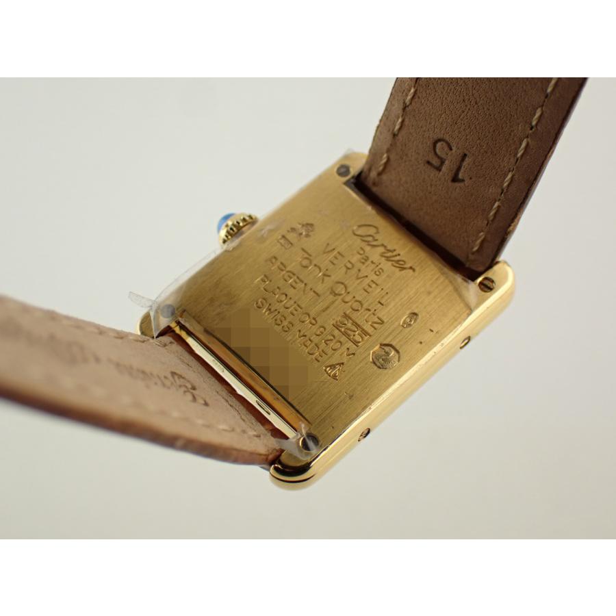 カルティエ マストタンク SM ヴェルメイユ クォーツ レディース W1002954 新品仕上げ済 | TANK（Cartier） | 07