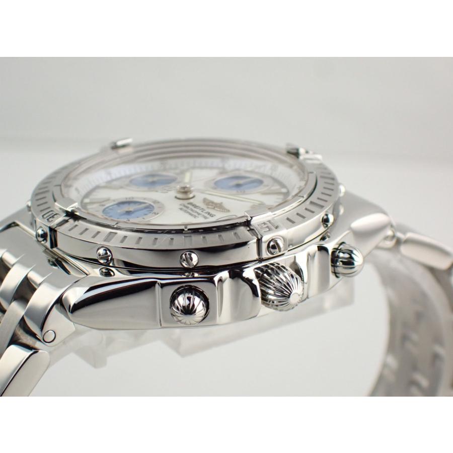 ブライトリング 生産終了 クロノマット マザーオブパール 日本限定モデル A147A47PS(A13352)中古美品 | クロノマット | 02