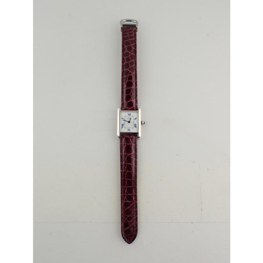 カルティエ マストタンク MM クォーツ ホワイト文字盤 レディース W1014054 新品仕上げ済 | TANK（Cartier） | 10