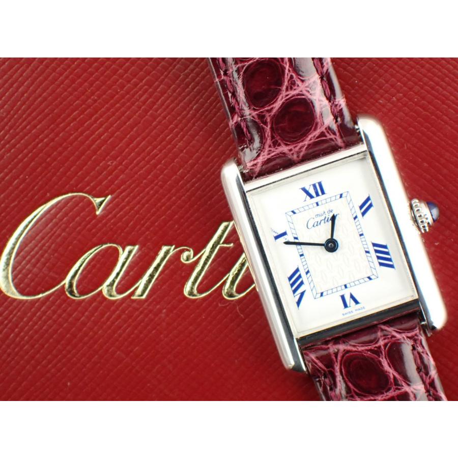カルティエ マストタンク MM クォーツ ホワイト文字盤 レディース W1014054 新品仕上げ済 | TANK（Cartier） | 11