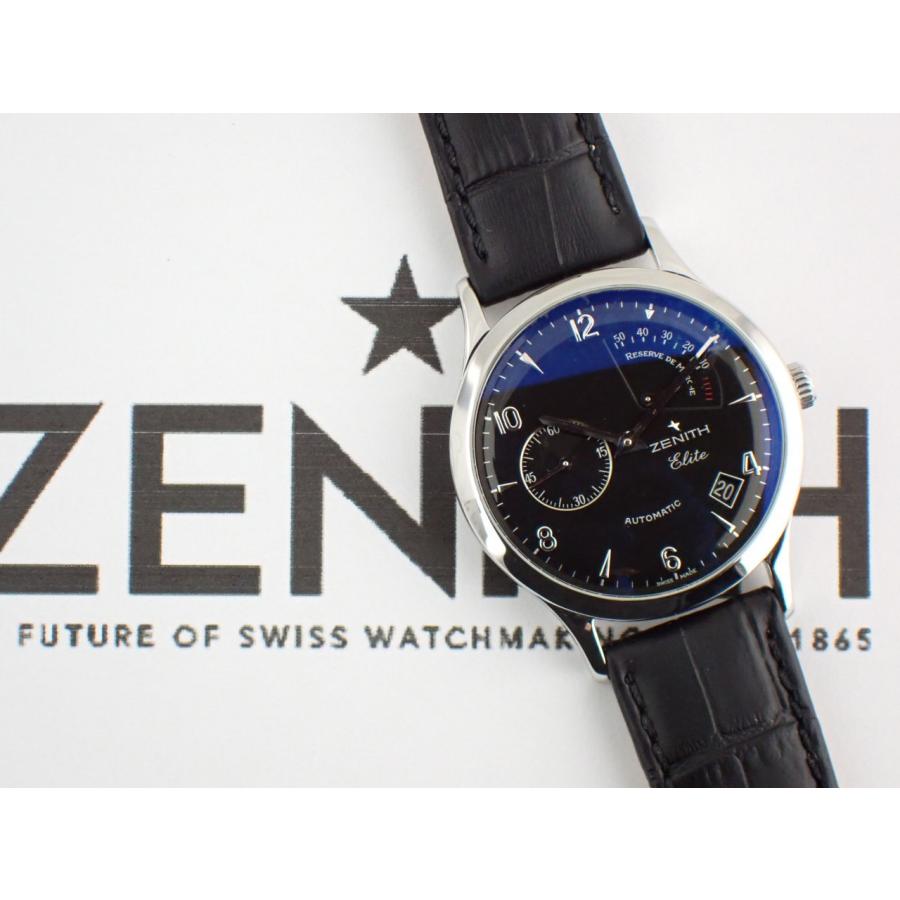 ゼニス 生産終了 クラス エリート リザーブ・ド・マルシェ ブラック 03.1125.685/21.C490 新品仕上げ済 | ZENITH（時計） | 11
