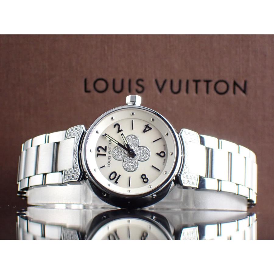 ルイ・ヴィトン LOUIS VUITTON Q121I タンブール ラブリーダイヤモンド クォーツ レディース 箱・保証書付き_863427 LOUIS VUITTON - ルイ・ヴィトン LOUIS VUITTON Q121I タンブール