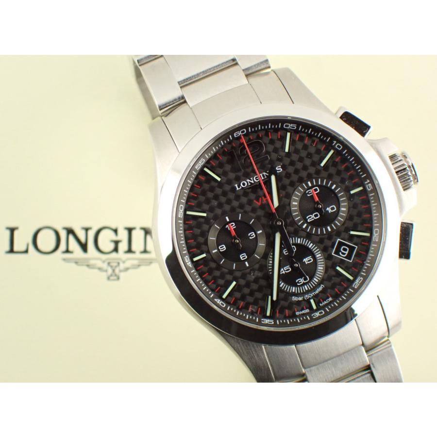 ロンジン コンクエスト VHP クロノグラフ ブラック L3.717.4.66.6(L37174666)中古美品 | LONGINES | 12