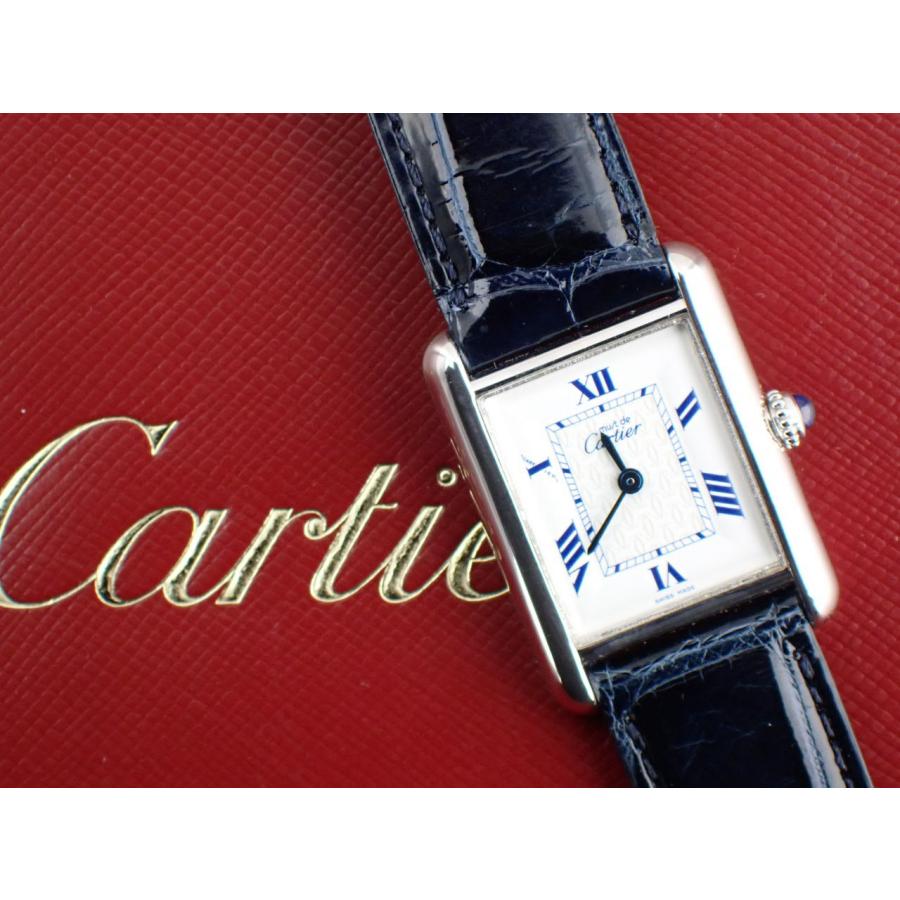 カルティエ マストタンク MM クォーツ ホワイト文字盤 レディース W1014054 新品仕上げ済 | TANK（Cartier） | 11