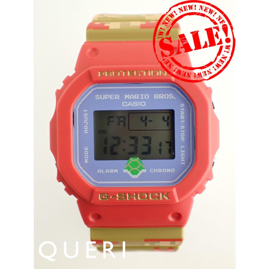 G-SHOCK スーパーマリオコラボレーションモデルDW-5600SMB-4JR G-SHOCKの「スーパーマリオブラザーズ」デザインが発売！ | GQ JAPAN
