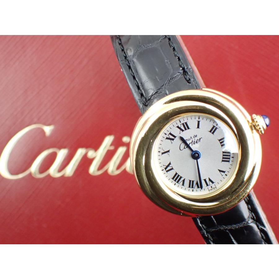カルティエ マスト トリニティ ウォッチ シルバー925 クォーツ レディース W1010644 中古美品 | Cartier | 11