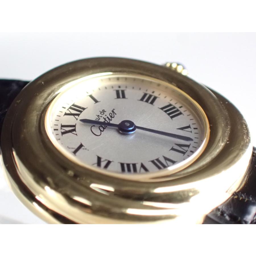 カルティエ マスト トリニティ ウォッチ シルバー925 クォーツ レディース W1010644 中古美品 | Cartier | 01