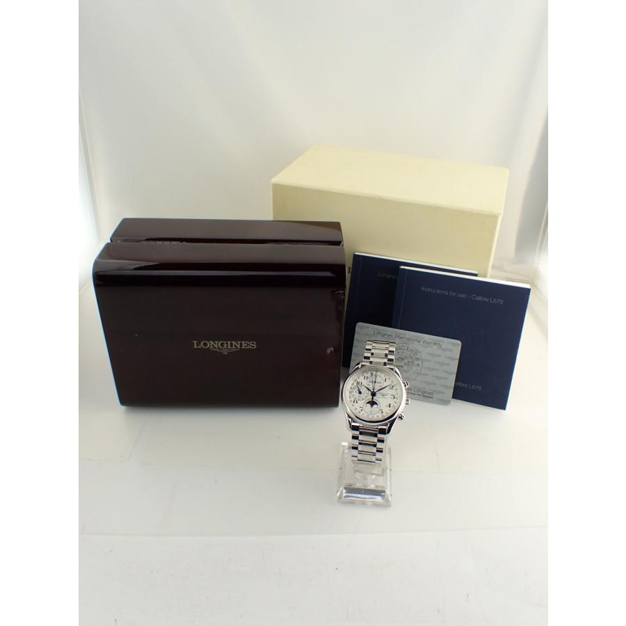 ロンジン マスターコレクション クロノグラフ ムーンフェイズ L2.673.4.51.6(L26734516)新品仕上げ済 | LONGINES | 10