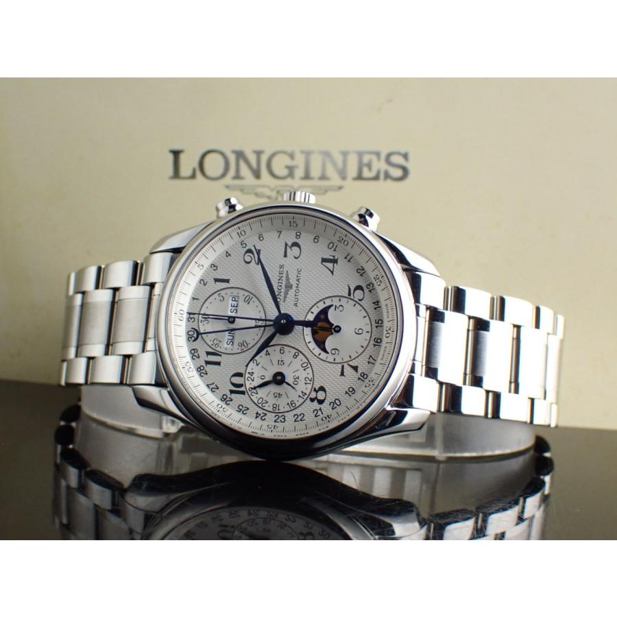 ロンジン マスターコレクション クロノグラフ ムーンフェイズ L2.673.4.51.6(L26734516)新品仕上げ済 | LONGINES | 12