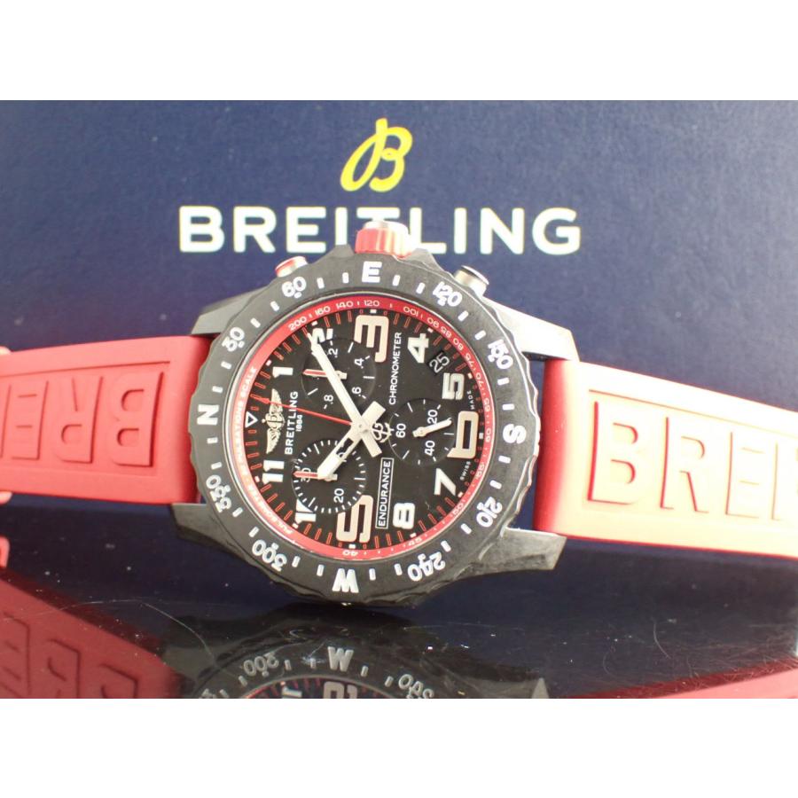 ブライトリング エンデュランス プロ ウォッチ X82310 箱 保証書 ブライトリング エンデュランスプロ スーパークォーツ レッド