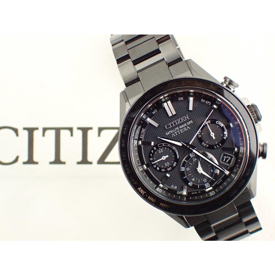 シチズン アテッサ アクトライン ブラックチタンシリーズ CC4055-65E(F950-0029S01)新品 | ATTESA（CITIZEN） | 12