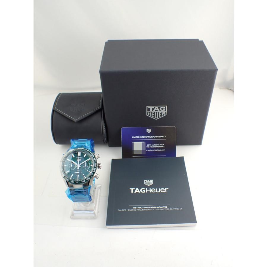 タグホイヤー カレラ キャリバーホイヤー02 グリーン メンズ CBN2A1N.BA0643 新品 | カレラ | 11