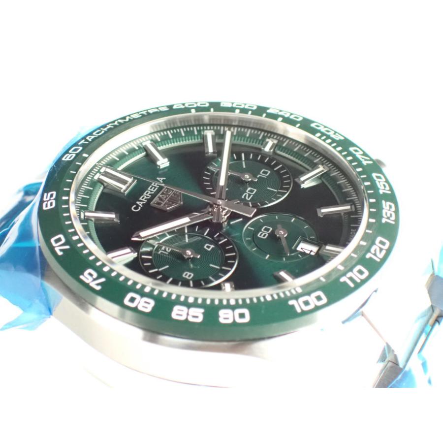 タグホイヤー カレラ キャリバーホイヤー02 グリーン メンズ CBN2A1N.BA0643 新品 | カレラ | 01
