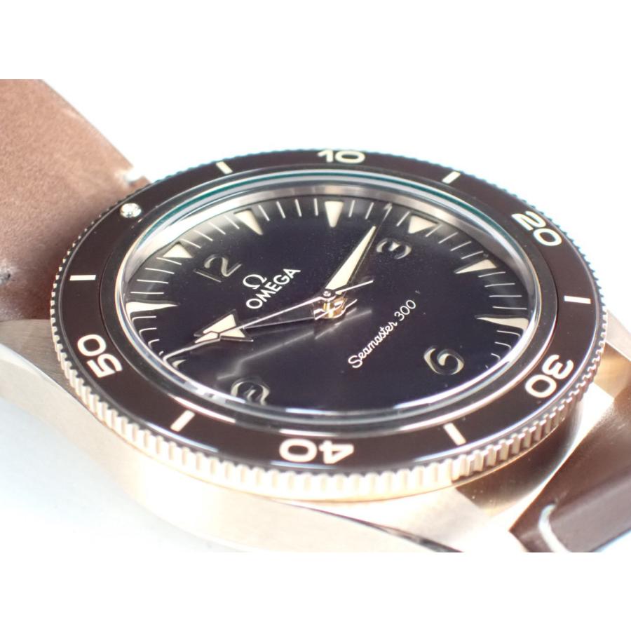 オメガ シーマスター300 ブロンズゴールド 自動巻き カーフレザーベルト メンズ 234.92.41.21.10.00?1 新品 | SEAMASTER | 01