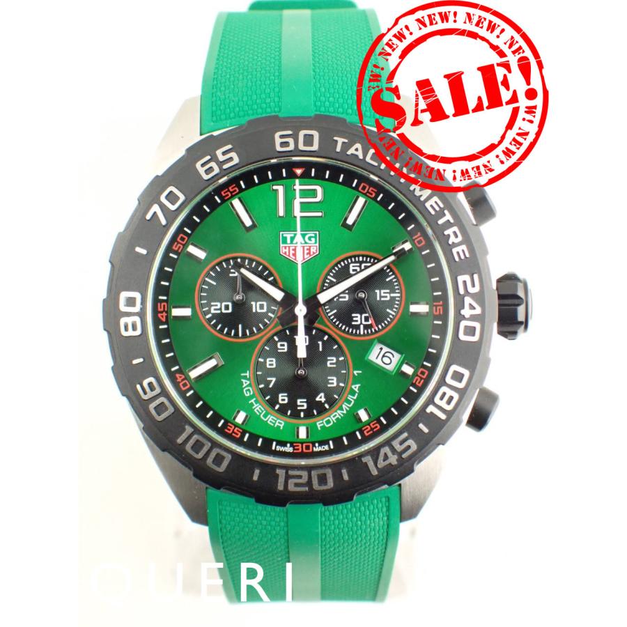 フォーミュラ1 タグホイヤー クォーツ グリーン メンズ CAZ101AP