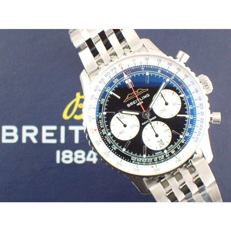 ナビタイマー ブライトリング B01 クロノグラフ 43 ブラック