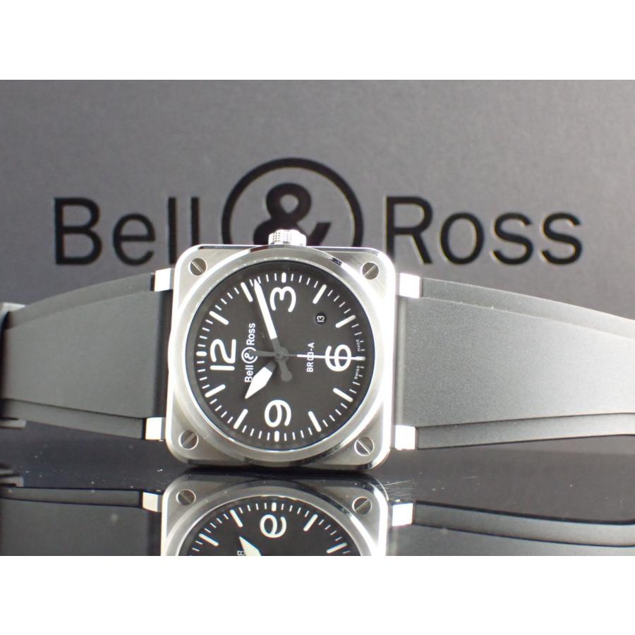 ベル&ロス BR-03 ブラックスチール オートマチック メンズ BR03A-BL-ST/SRB 新品 | ベル&ロス | 13
