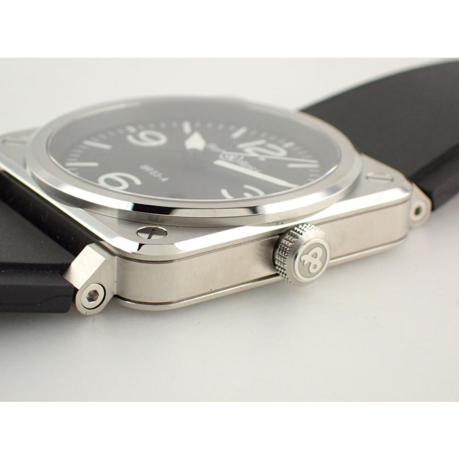 ベル&ロス BR-03 ブラックスチール オートマチック メンズ BR03A-BL-ST/SRB 新品 | ベル&ロス | 02