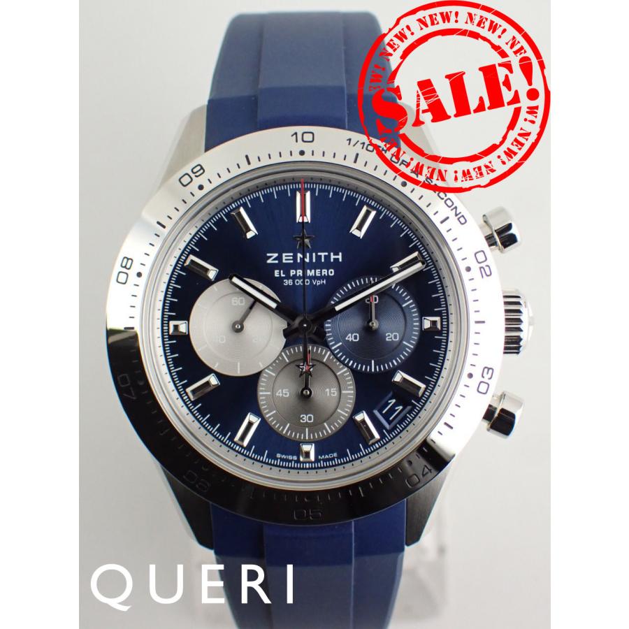 ZENITH（ゼニス） クロノマスター スポーツ クロノグラフ ラバーベルト