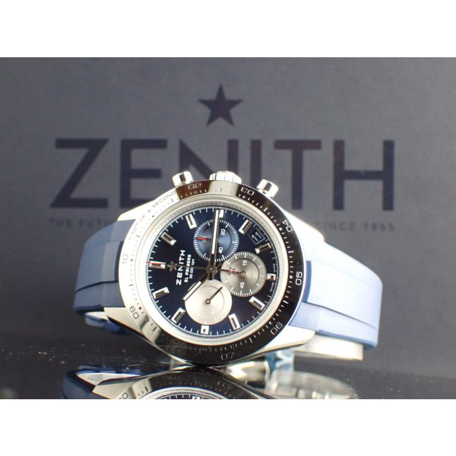 ZENITH（ゼニス） クロノマスター スポーツ クロノグラフ ラバーベルト
