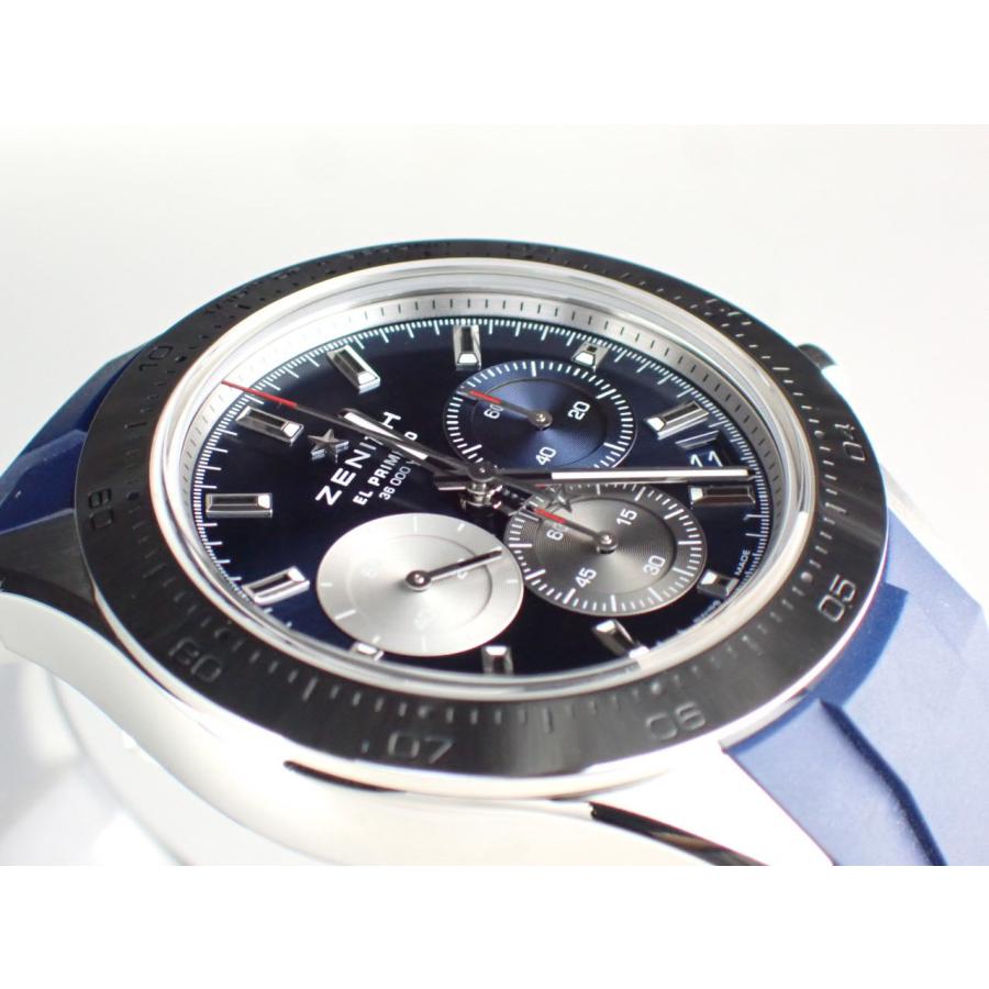 ZENITH（ゼニス） クロノマスター スポーツ クロノグラフ ラバーベルト