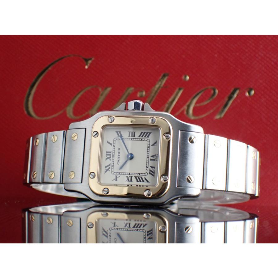 カルティエ サントス ドゥ カルティエ ガルベ SM コンビ W20012C4 新品仕上げ済 | SANTOS DE CARTIER | 12