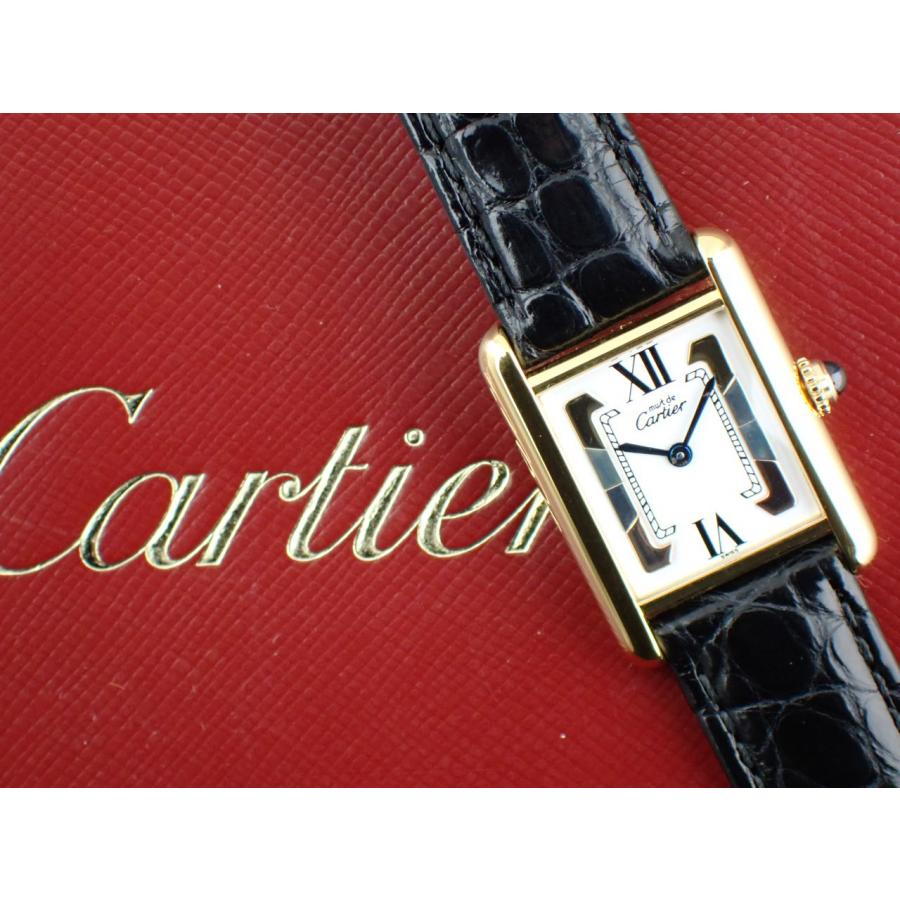 カルティエ マストタンク SM ヴェルメイユ クォーツ レディース W1006354 新品仕上げ済 | TANK（Cartier） | 11