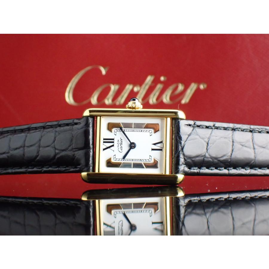カルティエ マストタンク SM ヴェルメイユ クォーツ レディース W1006354 新品仕上げ済 | TANK（Cartier） | 12