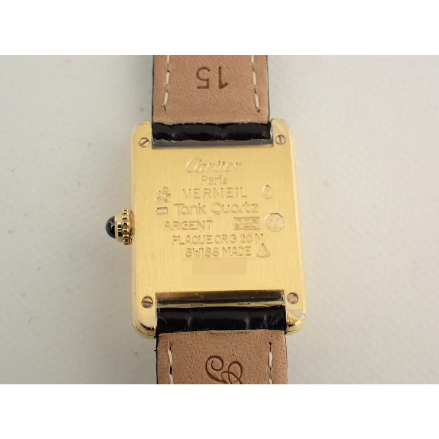 カルティエ マストタンク SM ヴェルメイユ クォーツ レディース W1006354 新品仕上げ済 | TANK（Cartier） | 07