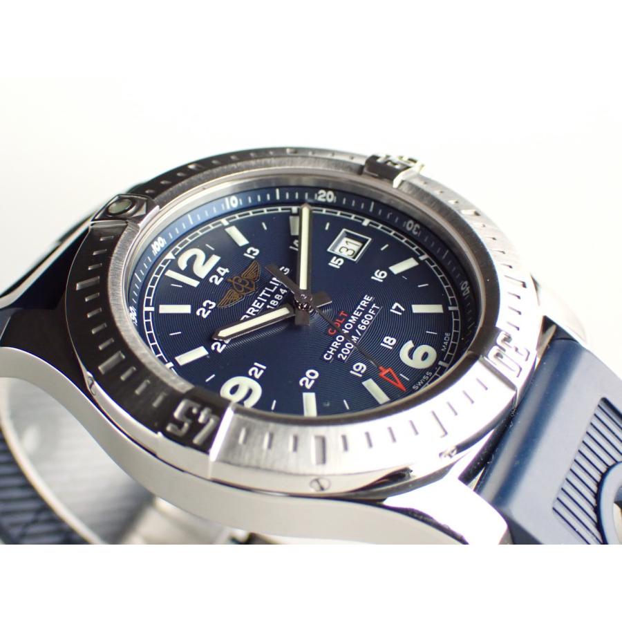 ブライトリング（BREITLING） コルト クォーツ ラバーベルト ブルー