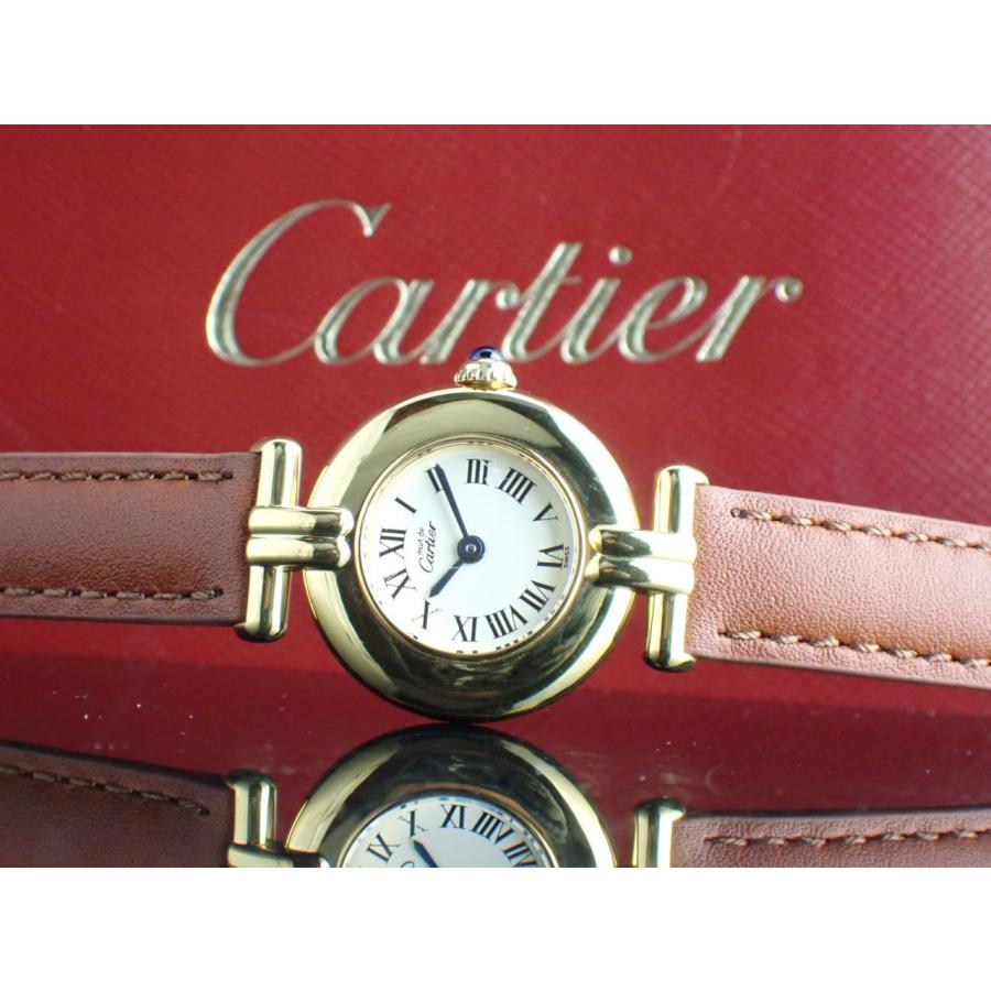 カルティエ マストコリゼ ヴェルメイユ クォーツ レディース W590002 新品仕上げ済 | Cartier | 12