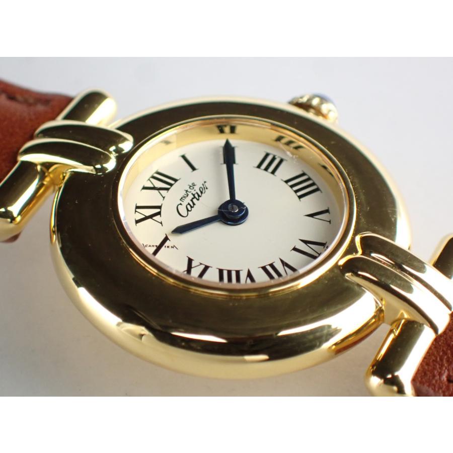 カルティエ マストコリゼ ヴェルメイユ クォーツ レディース W590002 新品仕上げ済 | Cartier | 01