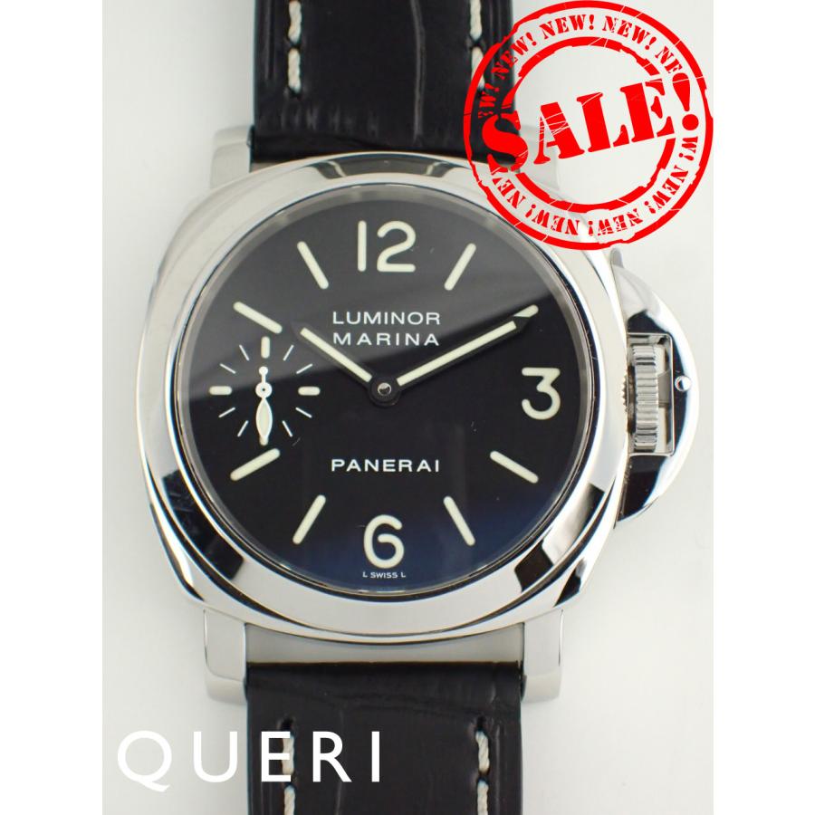 パネライ ルミノール マリーナ D番 手巻き ブラック文字盤 PAM00001 新品仕上げ済 | 