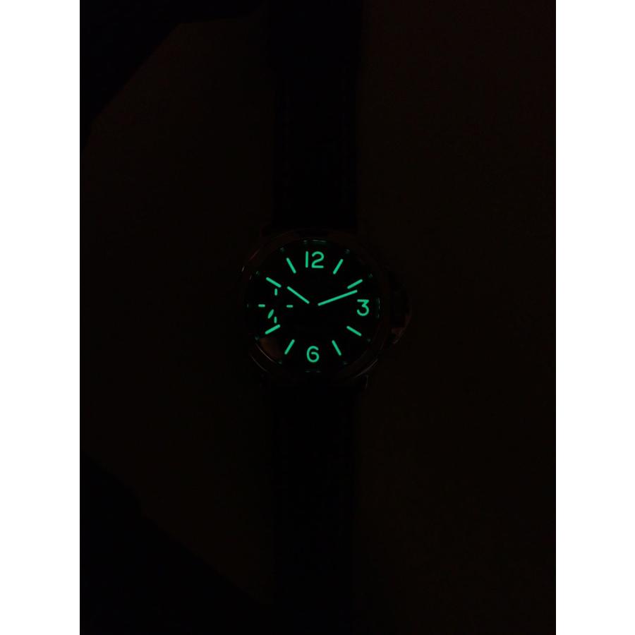 パネライ ルミノール マリーナ D番 手巻き ブラック文字盤 PAM00001 新品仕上げ済 |  | 10