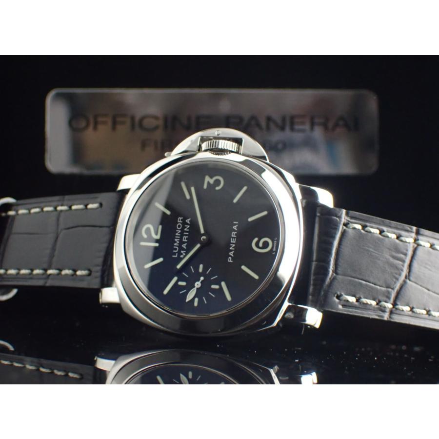 パネライ ルミノール マリーナ D番 手巻き ブラック文字盤 PAM00001 新品仕上げ済 |  | 13