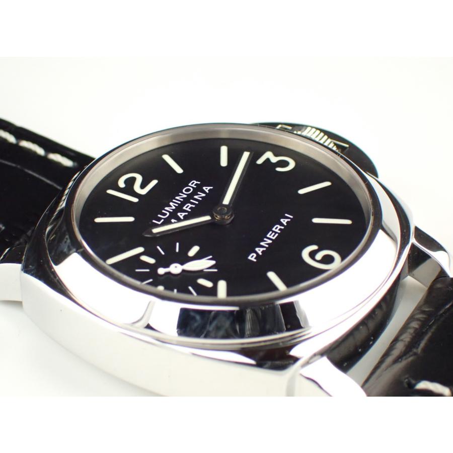 パネライ ルミノール マリーナ D番 手巻き ブラック文字盤 PAM00001 新品仕上げ済 |  | 01