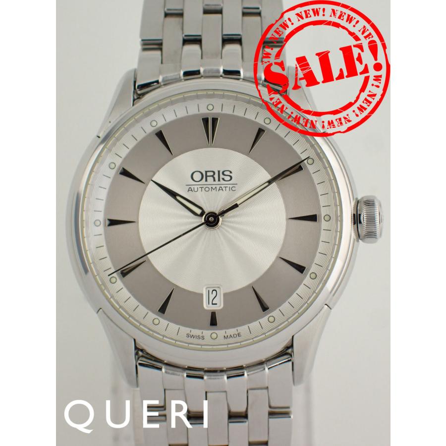 オリス アートリエ デイト シルバー 01 733 7591 4051 07 8 21 73 新品仕上げ済 | ORIS