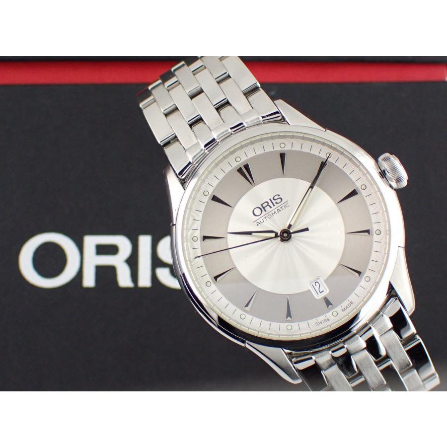 オリス アートリエ デイト シルバー 01 733 7591 4051 07 8 21 73 新品仕上げ済 | ORIS | 12