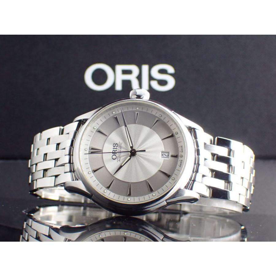 オリス アートリエ デイト シルバー 01 733 7591 4051 07 8 21 73 新品仕上げ済 | ORIS | 13