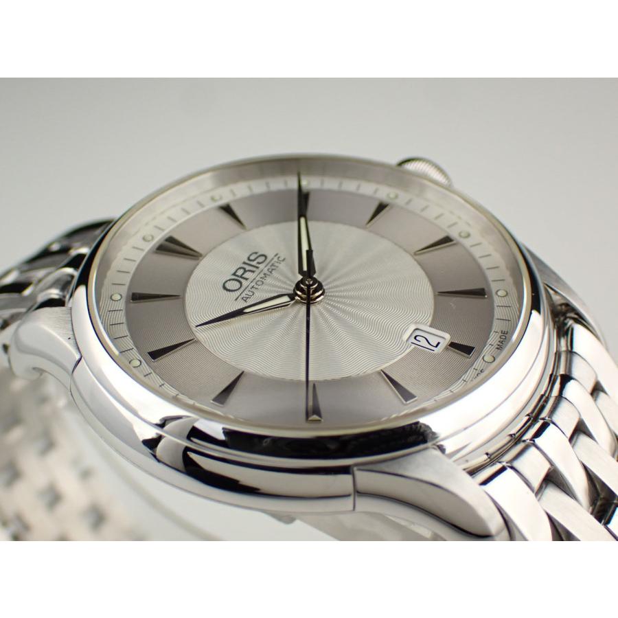 オリス アートリエ デイト シルバー 01 733 7591 4051 07 8 21 73 新品仕上げ済 | ORIS | 01