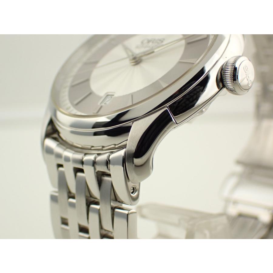 オリス アートリエ デイト シルバー 01 733 7591 4051 07 8 21 73 新品仕上げ済 | ORIS | 03