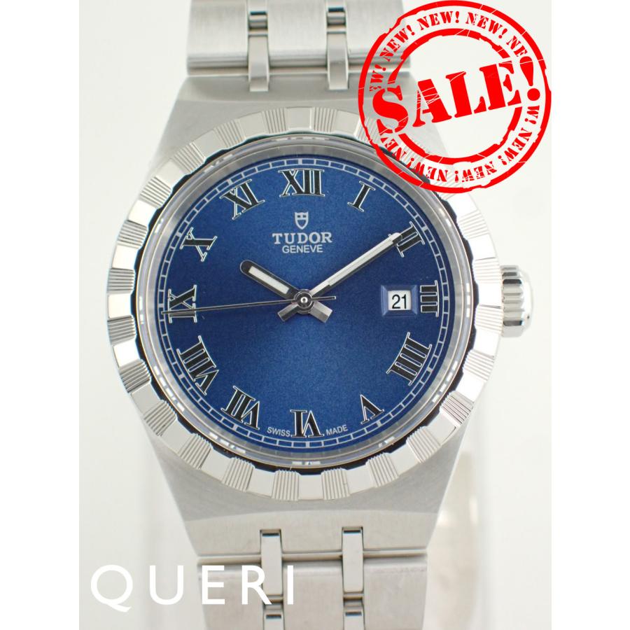 チューダー ロイヤル ブルー文字盤 ローマ数字インデックス レディース28300-0006 新品仕上げ済 | 