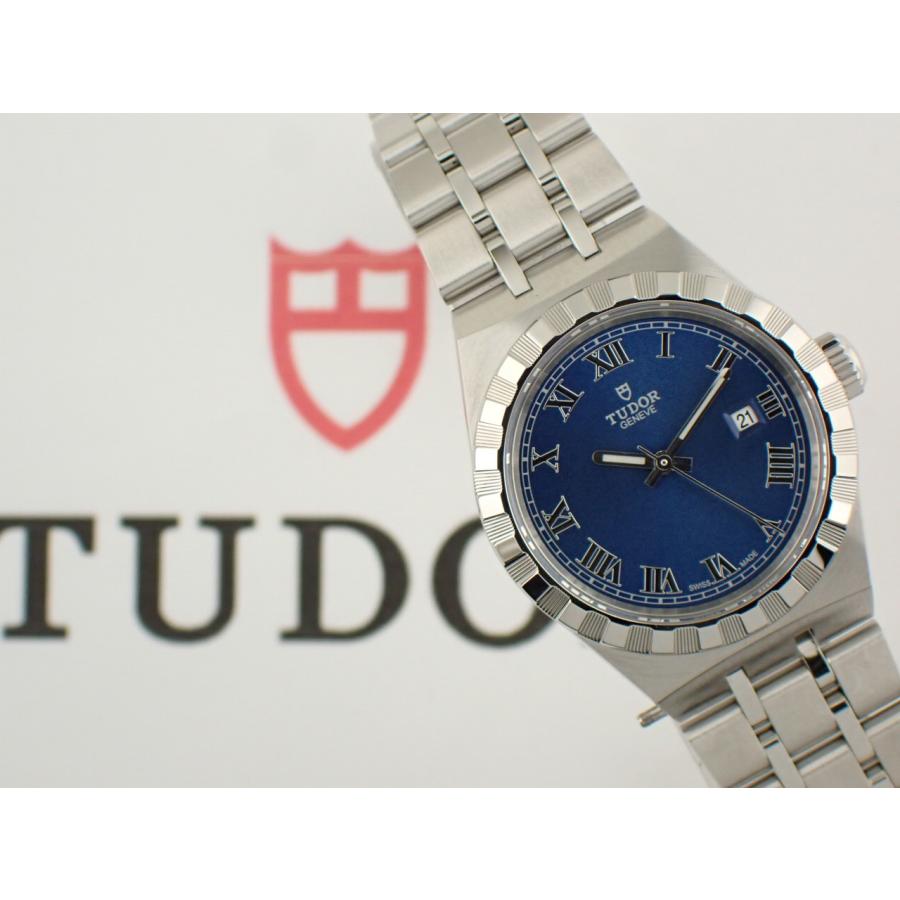 チューダー ロイヤル ブルー文字盤 ローマ数字インデックス レディース28300-0006 新品仕上げ済 |  | 12
