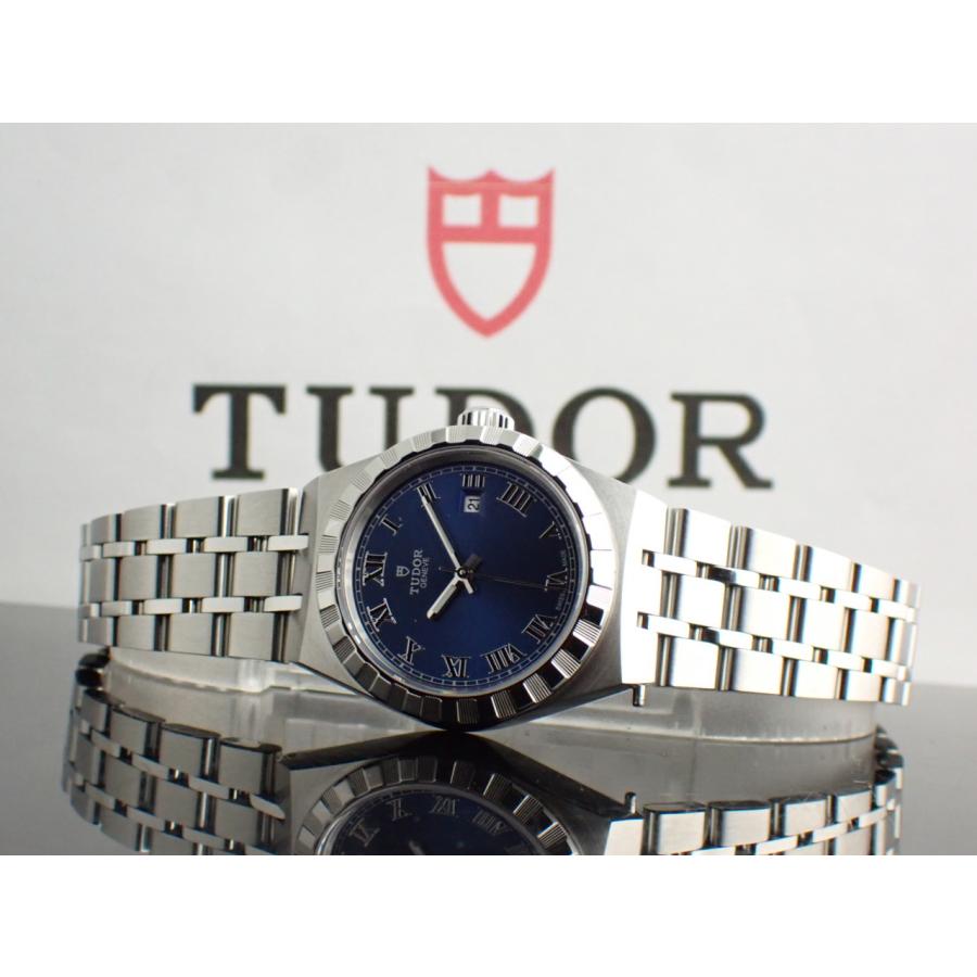 チューダー ロイヤル ブルー文字盤 ローマ数字インデックス レディース28300-0006 新品仕上げ済 |  | 13