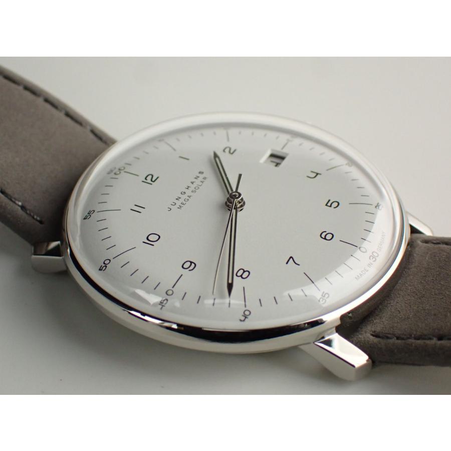 ユンハンス マックスビル 多周波電波式ソーラームーブメント カーフ