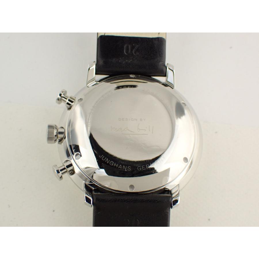 ユンハンス マックスビル クロノスコープ クロノグラフ カーフレザーストラップ  ※コンディション要確認※ 027 4600 02 新品 |  | 07
